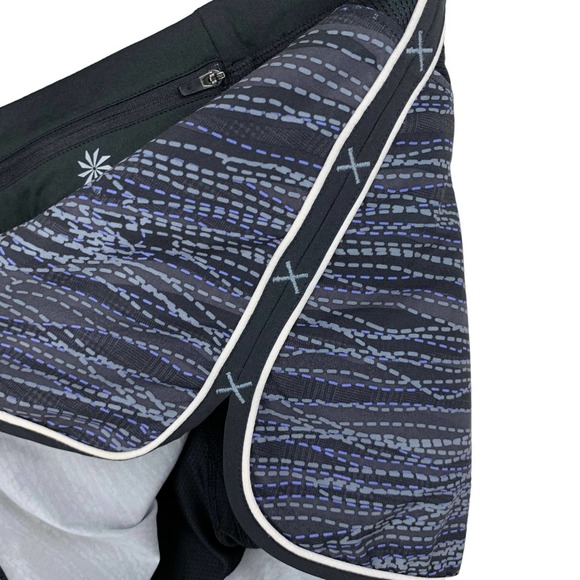 Athleta Ramp It Up Skort Black Grey Running Active Women’s 6 - Picture 4 of 12